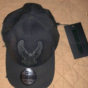 NWT Genuine Harley Davidson Oil 99436-18VM Cap Hat Black L/XL (JCCHDS224)
